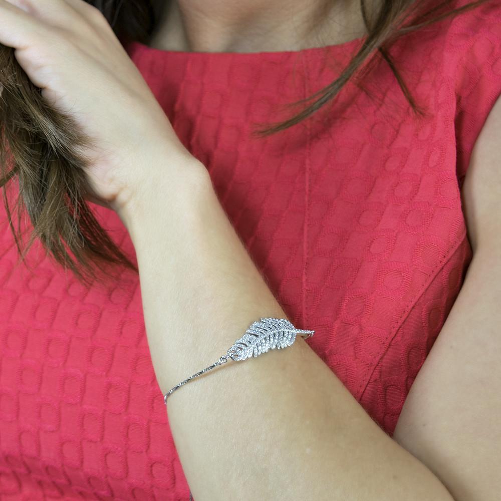 Elegant New Zealand Fern Bracelet