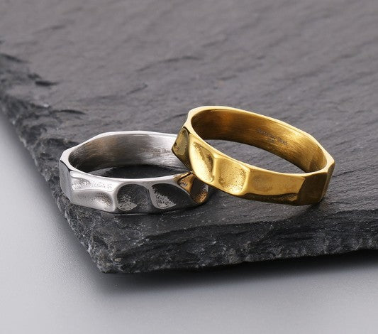 Textured Design Ring