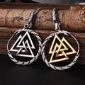 Nordic Viking Snake Rune Necklace