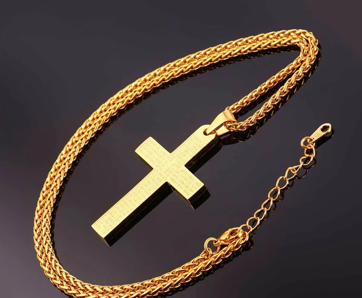 The Classic Stainless Steel Cross Necklace