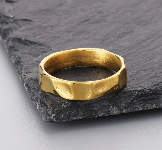 Textured Design Ring