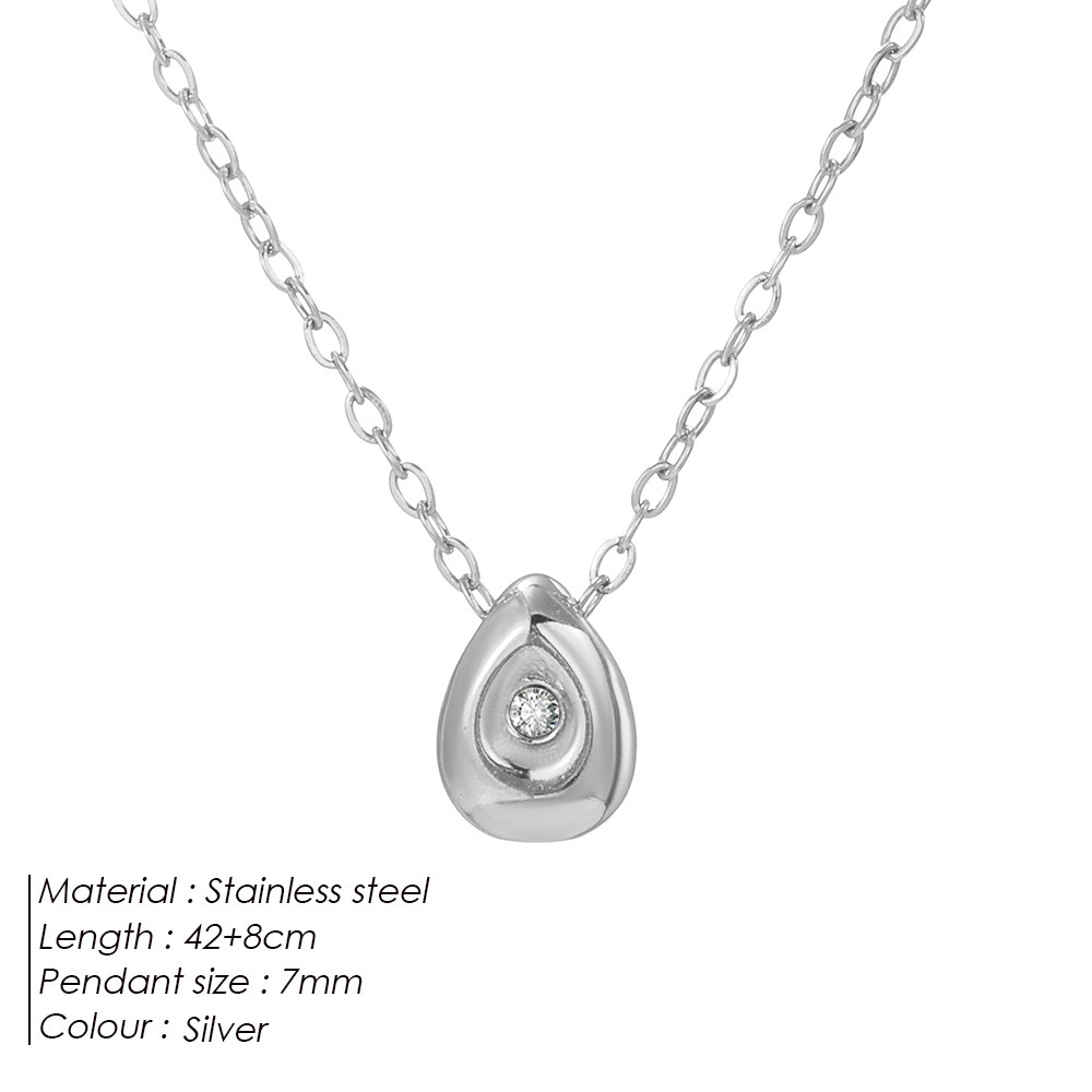 Geometric Zircon Necklace