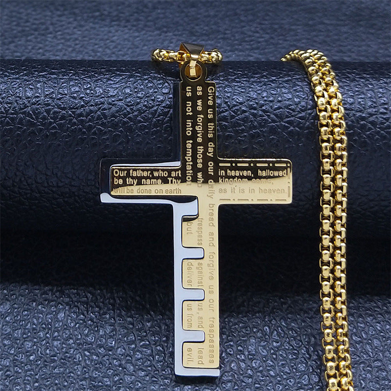 Quality Stainless Steel Cross Necklace