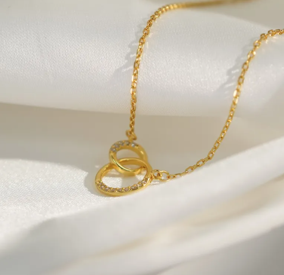 Sterling Silver Circle Necklace