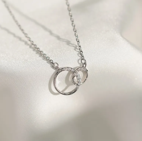 Sterling Silver Circle Necklace