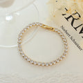 Luxury Rhinestone Titanium Steel Bracelet
