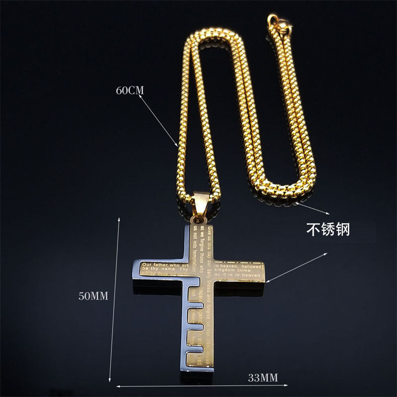 Quality Stainless Steel Cross Necklace