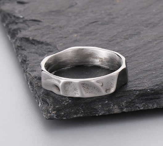 Textured Design Ring