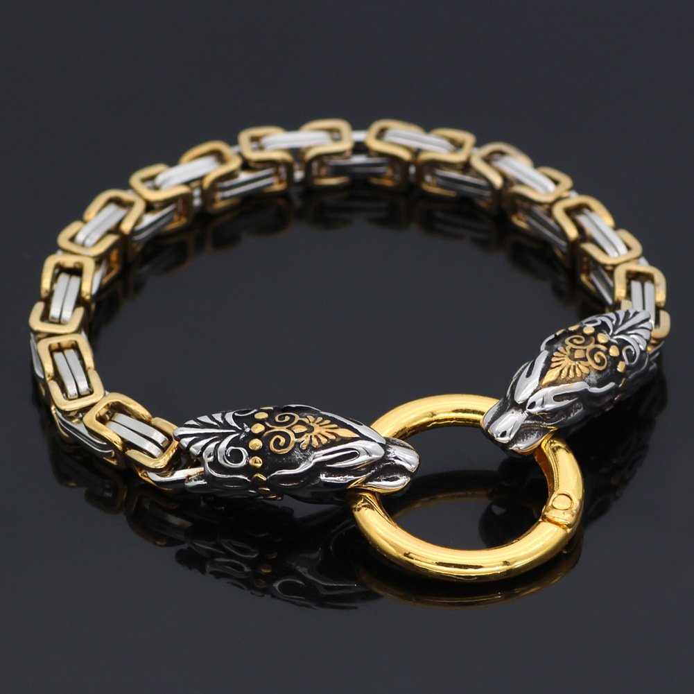 Nordic Wolf Fenrir Bracelet