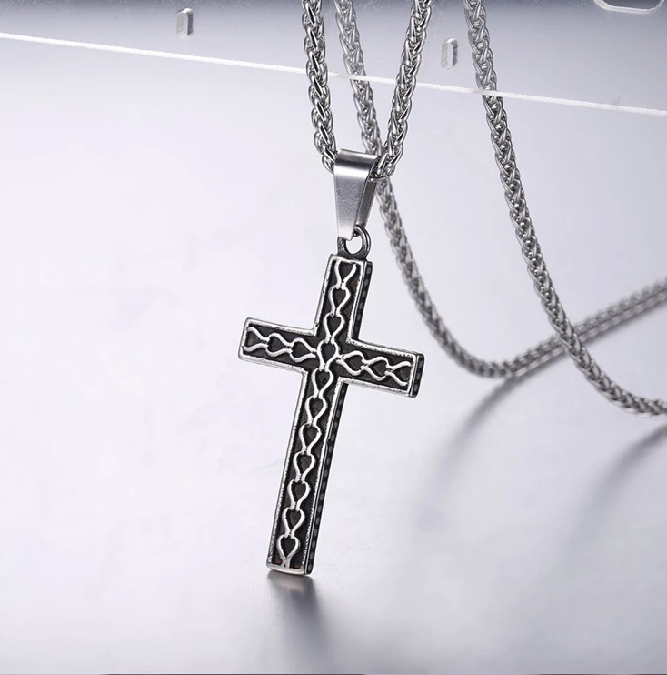 Quality Plated Stainless Steel Cross Necklace