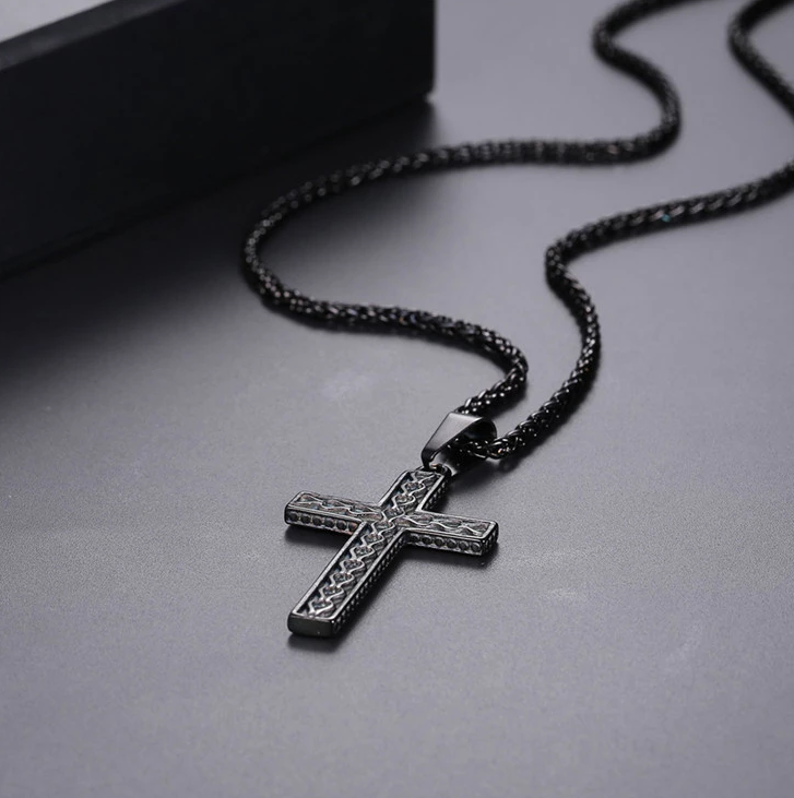 Quality Plated Stainless Steel Cross Necklace