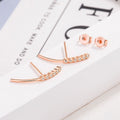 Silver Needle Jewelry Earrings