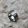 Vintage Viking Men's Titanium Steel Ring